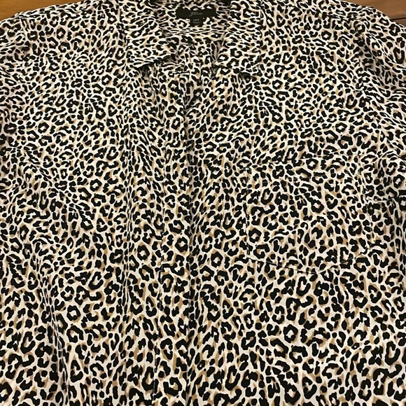 J crew animal print top 14 tall - Picture 4 of 7
